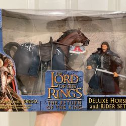 Lord Of The Rings Action Figure Delux Playset VTG 2003