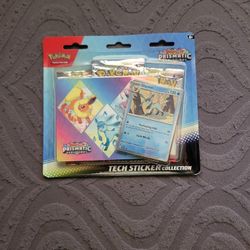 Prismatic evolution tech sticker collection 