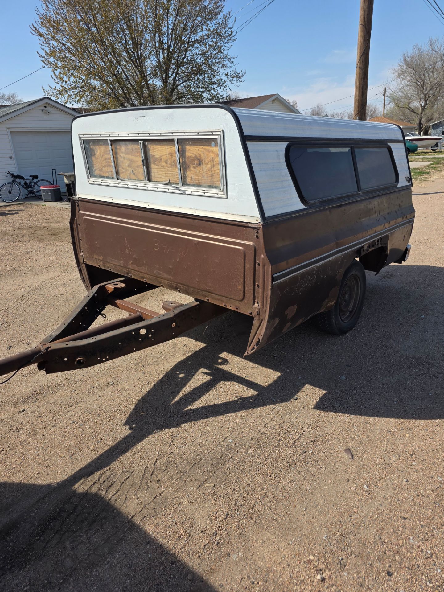 Homemade trailer