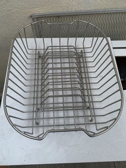 Stainless steel dish drying rack