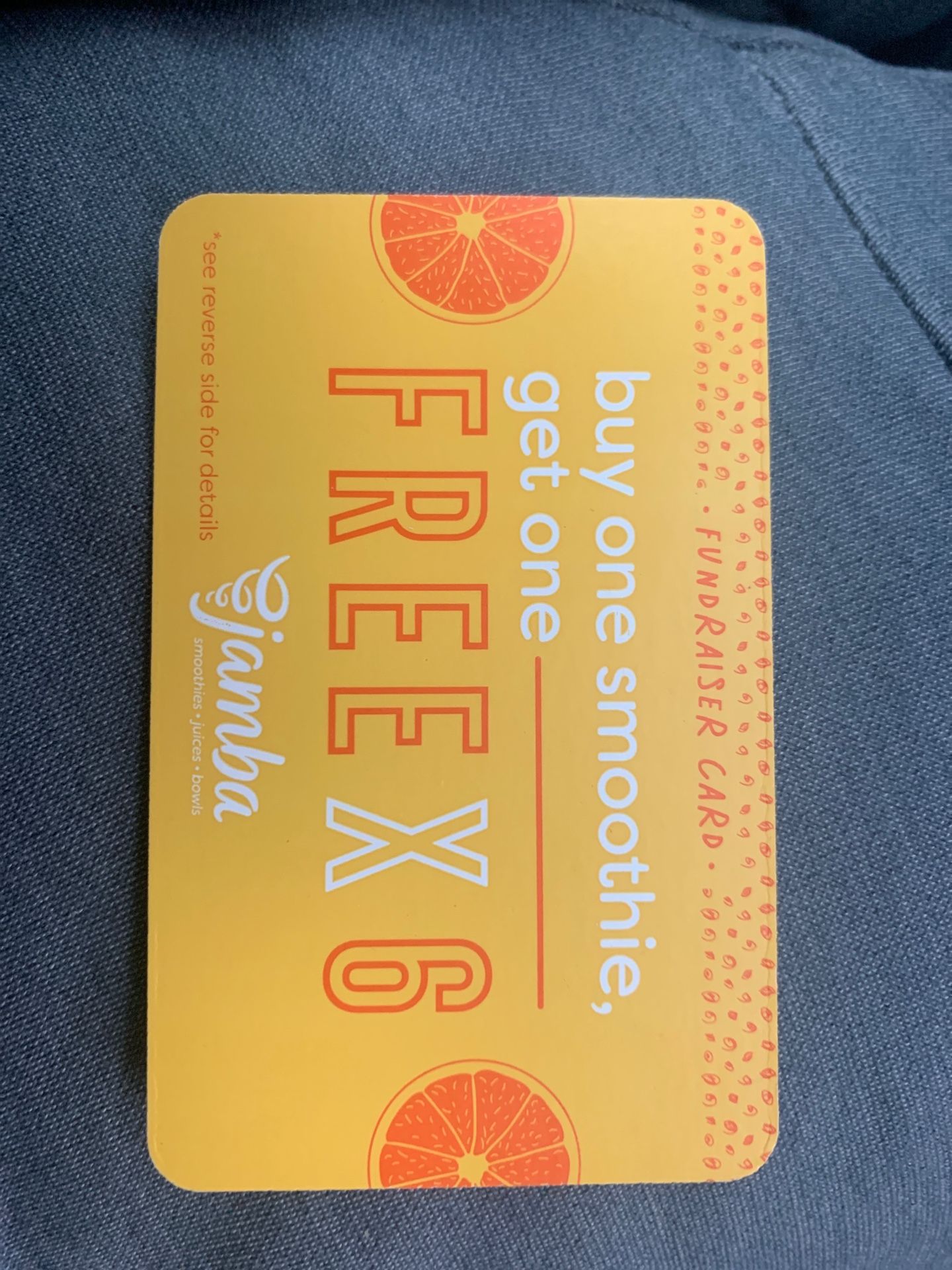 Jamba Juice card - FREE smoothies