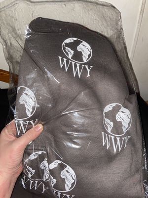 Photo Grey All Over World wide youth hoodie