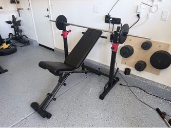Full weight set.
