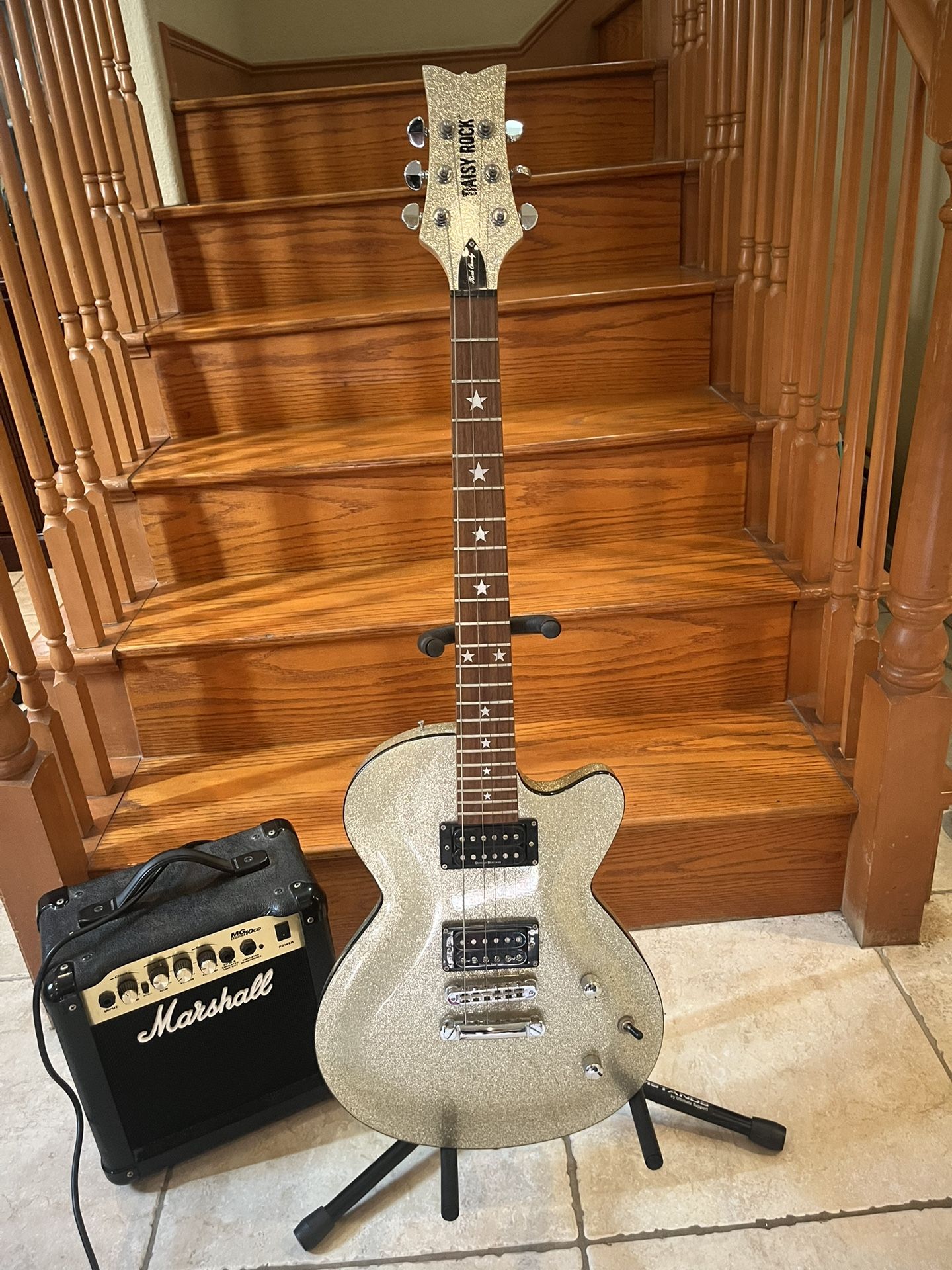 Daisy Rock Les Paul W/ Marshall Amp