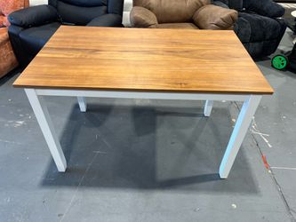 New- Solid Wood Dining Table Desk W: 48 x D: 29 x H: 30 inch