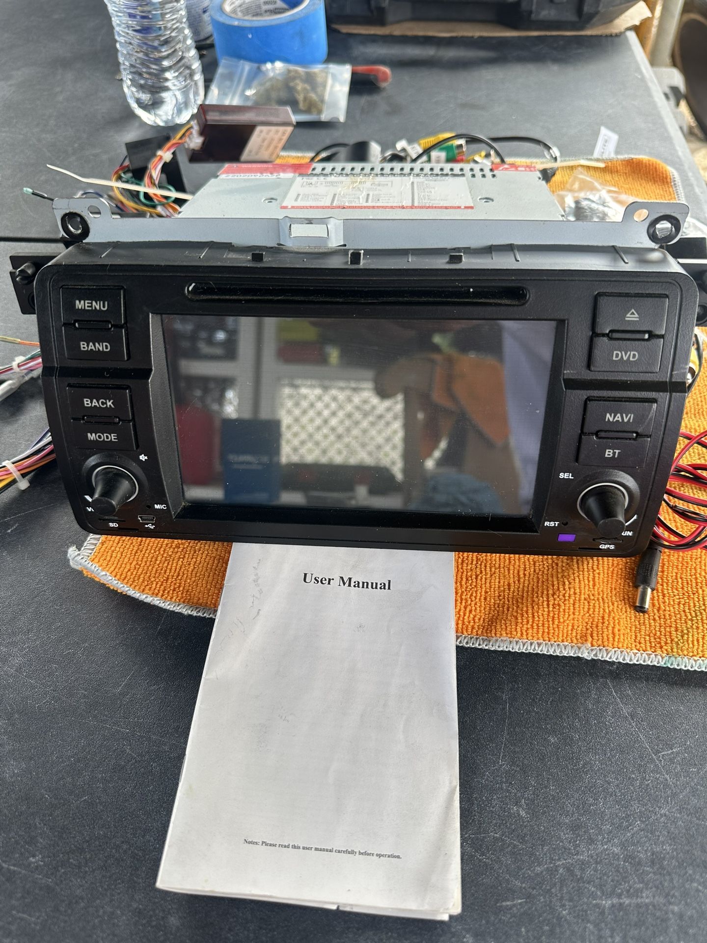 BMW E46 TOUCH SCREEN RADIO NVGOTEV WITH CAMERA