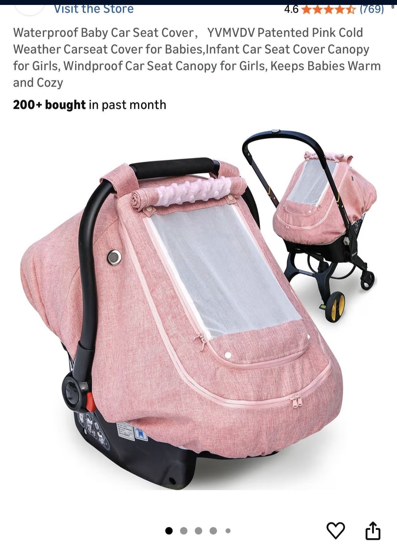 Baby Car Seat Cover