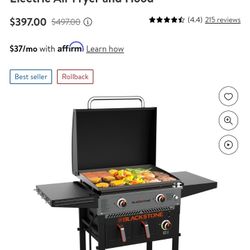 Brookstone Griddle Air Fryer Combo Set.