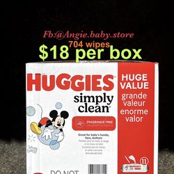 Huggies simply clean wipes