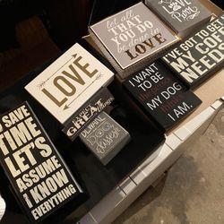 Huge Lot Assorted Plaques 