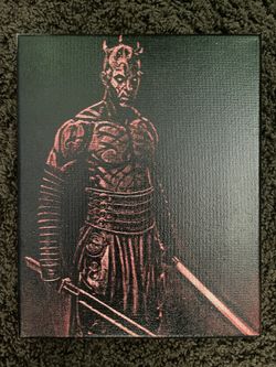 Darth Maul Laser Engraved