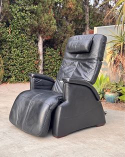Human Touch Perfect Chair PC-085 Zero Gravity Power Recliner Black
