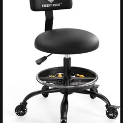 Freeky Rock Rolling Garage Work Stool