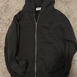 Men’s hollister grayish blackish zip up 