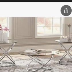 3 Glass Tables