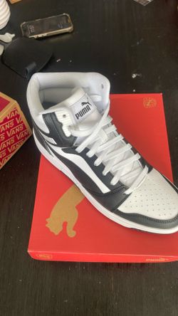Puma Rebound v6 Men Shoe Black And white Size 9