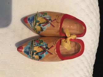 Wooden Holland Clogs Approximately 4” long