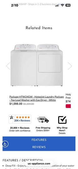 Price is negotiable-Hotpoint Combo Washer and electric dryer