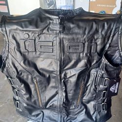 Icon Real Leather Vest