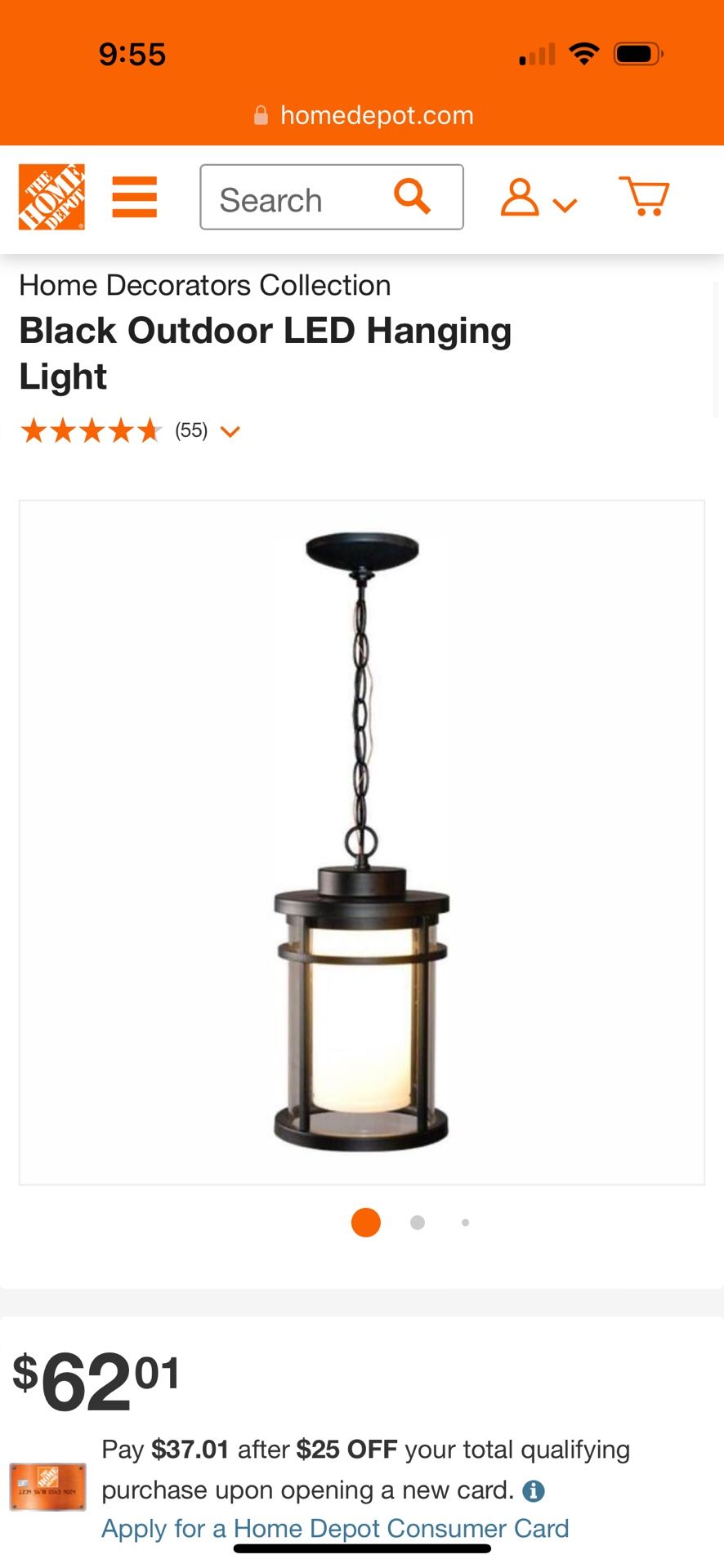 Outdoor Hanging Lantern Light