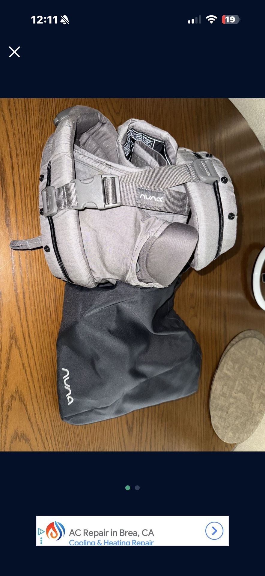 Nuna CUDL Baby Carrier