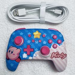 Nintendo Switch PowerA Wired Enhanced Kirby Controller