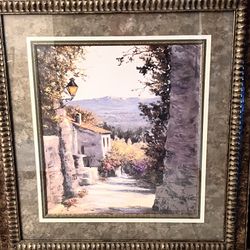 Tuscan Landscape 37.5”x 40.25 Framed Print.