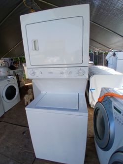 Washer And Dryer GE gas Estacable Everything Works 2-month Warranty Delivery Instalación Available