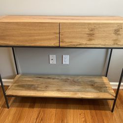 West Elm console table
