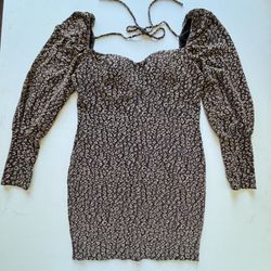 Cheetah Print Party Dress 