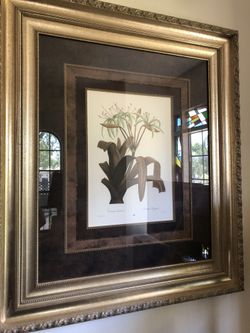 Extra large print and gold frame