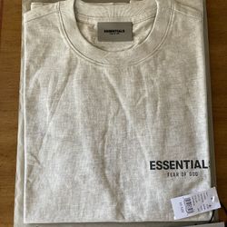 FOG - ESSENTIALS Fear of God Oatmeal Jersey T-Shirt Sz’s (XS), (S), (M), (L)