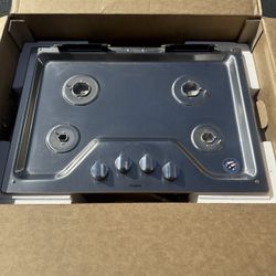 Whirlpool 30 in. 5-Burners Recessed Gas Cooktop in Stainless Steel