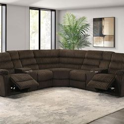 Brand New Recliner Sectional Sofa / Sofa Seccional Reclinable Nuevo a Estrenar … Fast 🚚