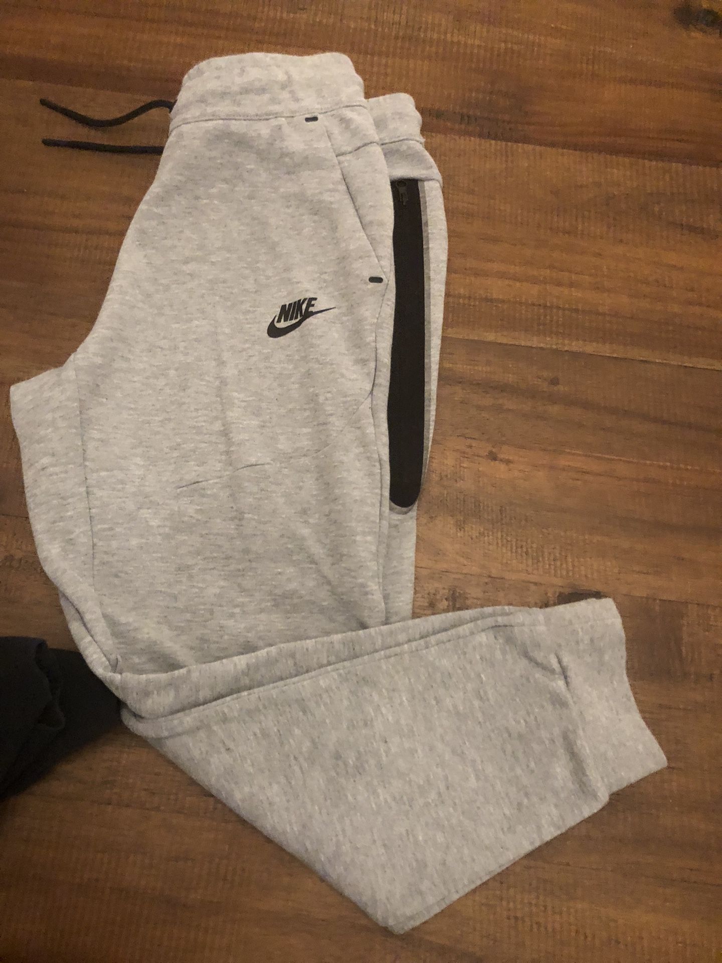 Two Nike Sportswear Tech Fleece Boys Jogger Pants - Size Medium