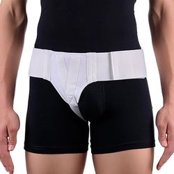 BRWH-B0056BR40M FlexaMed Right Side Inguinal Groin Hernia Truss with Compression Pad - Medium