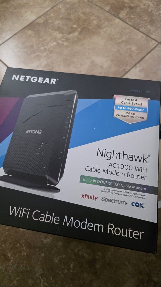 Netgear Nighthawk AC1900 Modem Router
