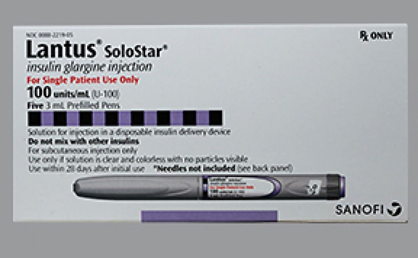 got DIABETES? Lantus SoloStar Insulin Glargine Injection (5 Pens