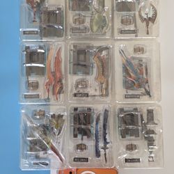 Monster Hunter Vintage Weapon Collection Set Of 9