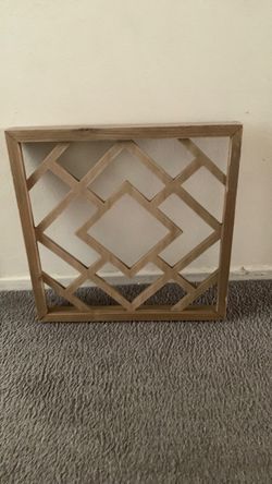 Wooden wall art