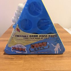 Nice rack freezable beer pong rack and balls