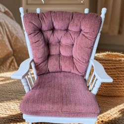 🌸 Hand Painted Rocker Glider Rocking Chair - $60 OBO
