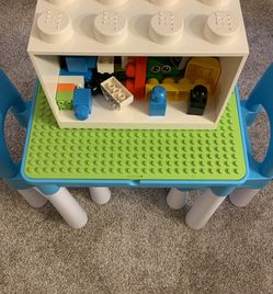 LEGOs Table/chairs and Toys 