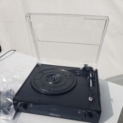 Record Player Turntable With Bluetooth And Speakers - New 