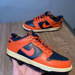 Size 9.5 - Nike Dunk Low Syracuse 2004 309431 881 Vintage Shoes Sneakers