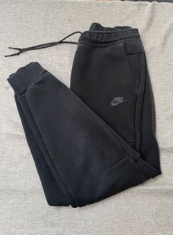 Nike tech fleece black pants men size M