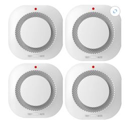 4PCS Smoke Alarm Detector
