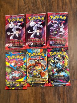 6 Pokemon Booster Packs