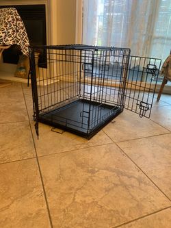 Amazon Basics 24” Double-Door Dog or Cat Crate ($23 EACH - 3 Available) New - open box