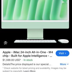 iMac Green 2023 M3 $700 Make Me An Offer!